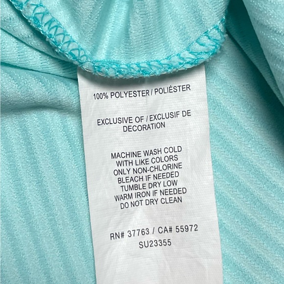 CUBAVERA MENS XL BLUE STRIPED POLO. NWOT. - Picture 8 of 8